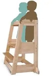 tiSsi Lernturm Felix, Buche, Holz, Buche, massiv, 54x91x45 cm, Babym&ouml;bel,