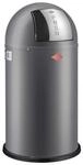 Wesco Abfallsammler Pushboy, Graphit, Edelstahl, Metall, 50 L, 75.5 cm, Made in