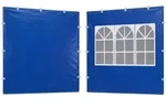 Relaxdays Seitenwand, Blau, Kunststoff, 290x190x0.5 cm, Sonnenschutz & Sichtschutz,