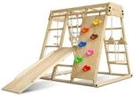 Juskys Kletterger&uuml;st, Natur, Holz, 119x124 cm, unisex, Spielzeug, Holzspielzeug