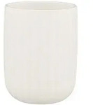 Wenko Zahnputzbecher, Wei&szlig;, Kunststoff, 7.5x10x7.5 cm, Badaccessoires,