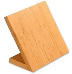 Kesper Messerblock, Eiche, Holz, Bambus, 23x20x13 cm, FSC 100%, magnetisch, Kochen,