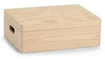 Zeller Present Aufbewahrungsbox, Natur, Holz, Kiefer, 30x14x40 cm, Tragegriff,...