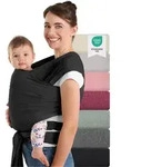 Laleni Babytragen, Schwarz, Textil, 60x5.1 cm, Baby on Tour, Babytragen &