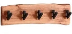 Mid.you Wandgarderobe, Akazie, Holz, Akazie, massiv, 60x17x9 cm, Garderobe,