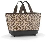 Reisenthel Einkaufskorb Shoppingbasket leo macchiato, 22 L, 48x28x33 cm, Freizeit,