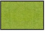 Floordirekt Schmutzfangmatte Rhine, Limette, Textil, Uni, rechteckig, 90x120...