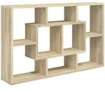 vidaXL Wandregal, Sonoma Eiche, Holz, 8 F&auml;cher, Rechteckig, 85x52.5x16 cm,
