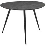 Mid.you Esstisch, Dunkelbraun, Holz, Teakholz, massiv, Mosaik, Freiform,...