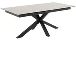 Mid.you Esstisch, Grau, Keramik, rechteckig, eckig, 100x76x200-240 cm, ausziehbar,