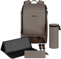 ABC Design WICKELRUCKSACK Graubraun 30x17x44 cm