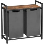 Calicosy W&auml;schebeh&auml;lter, Grau, Holzwerkstoff, 33x72x73 cm, Ordnen &...