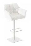 CLP Barhocker, Wei&szlig;, Metall, 64x88x45 cm, Esszimmer, Barm&ouml;bel, Barhocker