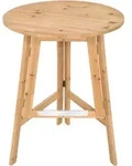 tectake Stehtisch, Braun, Holz, Sprichwort/Zitat, 79x110x79 cm, Esszimmer,...
