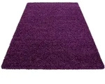Ayyildiz Hochflorteppich Life 1500, Lila, Textil, Uni, rechteckig, 140x200 cm,