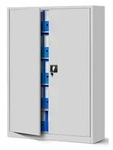 Jan Nowak Aktenschrank, Grau, Metall, 115x185x40 cm, Arbeitszimmer,...