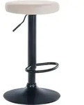CLP Barhocker, Creme, Metall, 38.5x60x38.5 cm, Esszimmer, Barm&ouml;bel, Barhocker