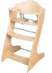 Roba Hochstuhl, Natur, Holzwerkstoff, 1-Sitzer, 45.5x83.5x49.5 cm, Babym&ouml;bel,