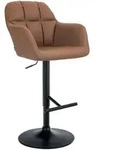 CLP Barhocker, Hellbraun, Textil, 57x97x59 cm, Esszimmer, Barm&ouml;bel, Barhocker