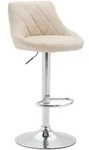 CLP Barhocker, Creme, Metall, 46x83x49 cm, Esszimmer, Barm&ouml;bel, Barhocker
