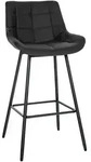 CLP Barhocker, Schwarz, Metall, 49x104x56 cm, Esszimmer, Barm&ouml;bel, Barhocker