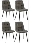 CLP Stuhl, Anthrazit, Metall, 45x84x55 cm, Esszimmer, St&uuml;hle, Esszimmerst&uuml;hle,