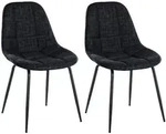 CLP Stuhl, Schwarz, Metall, 46x82x52 cm, Esszimmer, St&uuml;hle, Esszimmerst&uuml;hle,