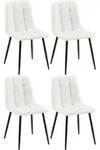 CLP Stuhl, Wei&szlig;, Metall, 45x84x55 cm, Esszimmer, St&uuml;hle, Esszimmerst&uuml;hle,