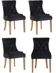 CLP Wohnzimmerstuhl, Schwarz, Holz, 55x92x58 cm, Esszimmer, St&uuml;hle, Esszimmerst&uuml;hle