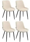 CLP Stuhl, Creme, Metall, 51x80x60 cm, Esszimmer, St&uuml;hle, Esszimmerst&uuml;hle,