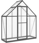 vidaXL Gew&auml;chshaus, Anthrazit, Metall, 169x195x58 cm, Gartenzubeh&ouml;r,
