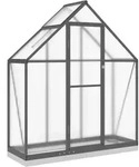 vidaXL Gew&auml;chshaus, Anthrazit, Metall, 169x202x58 cm, Gartenzubeh&ouml;r,