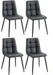 CLP Stuhl, Schwarz, Metall, 45x84x55 cm, Esszimmer, St&uuml;hle, Esszimmerst&uuml;hle,