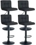 CLP Barhocker, Schwarz, Metall, 40x85x40 cm, Esszimmer, Barm&ouml;bel, Barhocker
