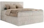 MKS Boxspringbett, Beige, Textil, H4, 7-Zonen, Rechteckig, 200x200 cm,...