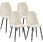 CLP Stuhl, Wei&szlig;, Metall, 45x88x54 cm, Esszimmer, St&uuml;hle, Esszimmerst&uuml;hle,