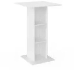 Vicco Bartisch, Wei&szlig;, Holzwerkstoff, 3 F&auml;cher, Quadratisch,Quadratisch, 70x109x70