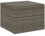vidaXL Gartentruhe, Grau, Kunststoff, Rechteckig, 75x59x80 cm, Aufbewahrung &