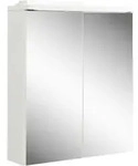 Livetastic Spiegelschrank, Wei&szlig; Hochglanz, Glas, 1 F&auml;cher, 60x68x20 cm, Made...
