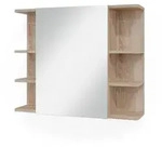 Vicco Badspiegelschrank, Sonoma Eiche, Holzwerkstoff, 8 F&auml;cher, Rechteckig,