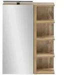 Mid.you Spiegelschrank, Eiche, Glas, 51.3x75x16 cm, Made in Germany,