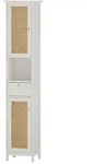 Vicco Badschrank, Wei&szlig;, Holzwerkstoff, 6 F&auml;cher, 1 Schubladen, Rechteckig,
