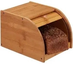 Relaxdays Brotkasten, Hellbraun, Holz, 20.2x18.2x27 cm, K&uuml;chenzubeh&ouml;r, Brotk&auml;sten