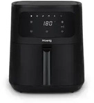 HKoenig Airfryer, Schwarz, Metall, 27x30.7x38.5 cm, K&uuml;chenger&auml;te,