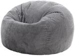 icon Sitzsack, Anthrazit, Textil, 200 L, 1-Sitzer, Rund, 85x50x85 cm,...