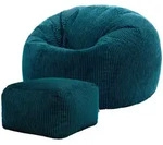 icon Sitzsack, Gr&uuml;n, Kunststoff, 240 L, 1-Sitzer, Rund, 85x50x85 cm,...