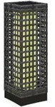 Outsunny Solarleuchte,, Grau, Kunststoff, 15.5x46x15.5 cm, Lampen & Leuchten,