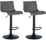 CLP Barhocker, Grau, Metall, 39x84x36 cm, Esszimmer, Barm&ouml;bel, Barhocker