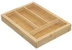 5five Simply Smart Besteckeinsatz, Braun, Naturmaterialien, 39x4.5x35 cm,