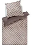 Joop! Wendebettw&auml;sche Cornflower Double, Taupe, Textil, Graphik, 155x220 cm,